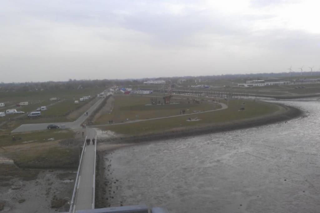 Nordsee Und Natur. Gemuetliche Fewo Mit Deichblick Dorumer Neufeld Exterior foto