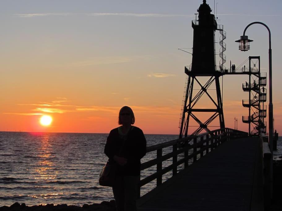 Nordsee Und Natur. Gemuetliche Fewo Mit Deichblick Dorumer Neufeld Exterior foto